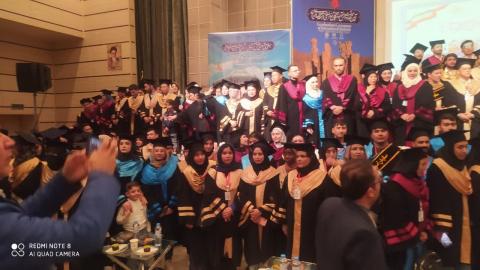 The graduation ceremony of international students 2024